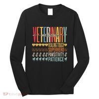 Vet Tech Gifts Veterinary Technician Gifts Appreciation Day Long Sleeve Shirt thumb 0