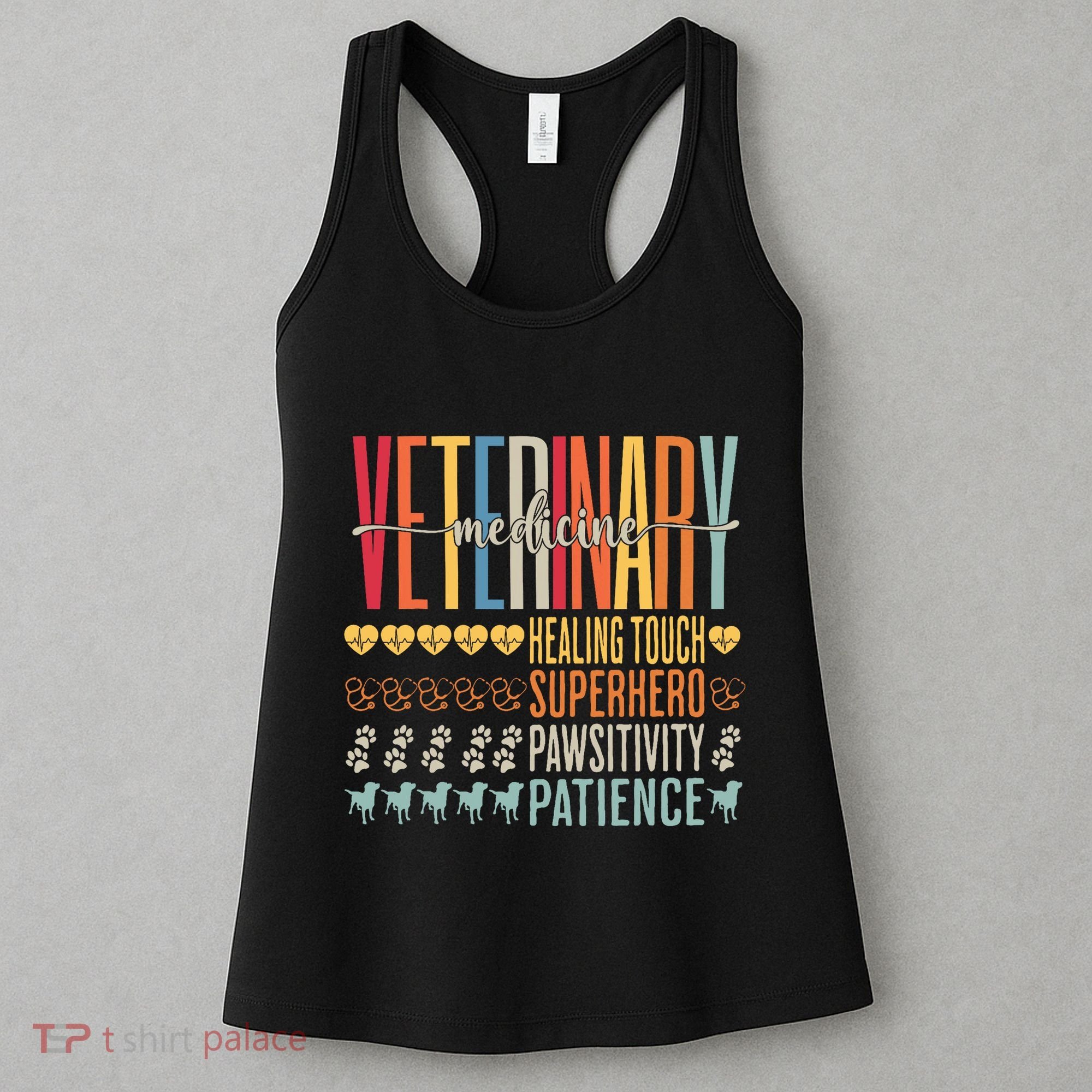 Vet Tech Gifts Veterinary Technician Gifts Appreciation Day Women's Tank Top