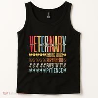 Vet Tech Gifts Veterinary Technician Gifts Appreciation Day Tank Top thumb 2
