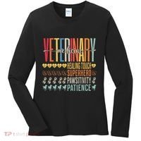 Vet Tech Gifts Veterinary Technician Gifts Appreciation Day Women's Long Sleeve Shirt thumb 0