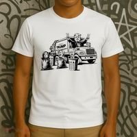 Vintage Trump Garbage Truck Waste Management 47th President T-Shirt thumb 3