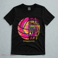 Volleyball Teen Girl Christian Christ Tie Dye T-Shirt thumb 5