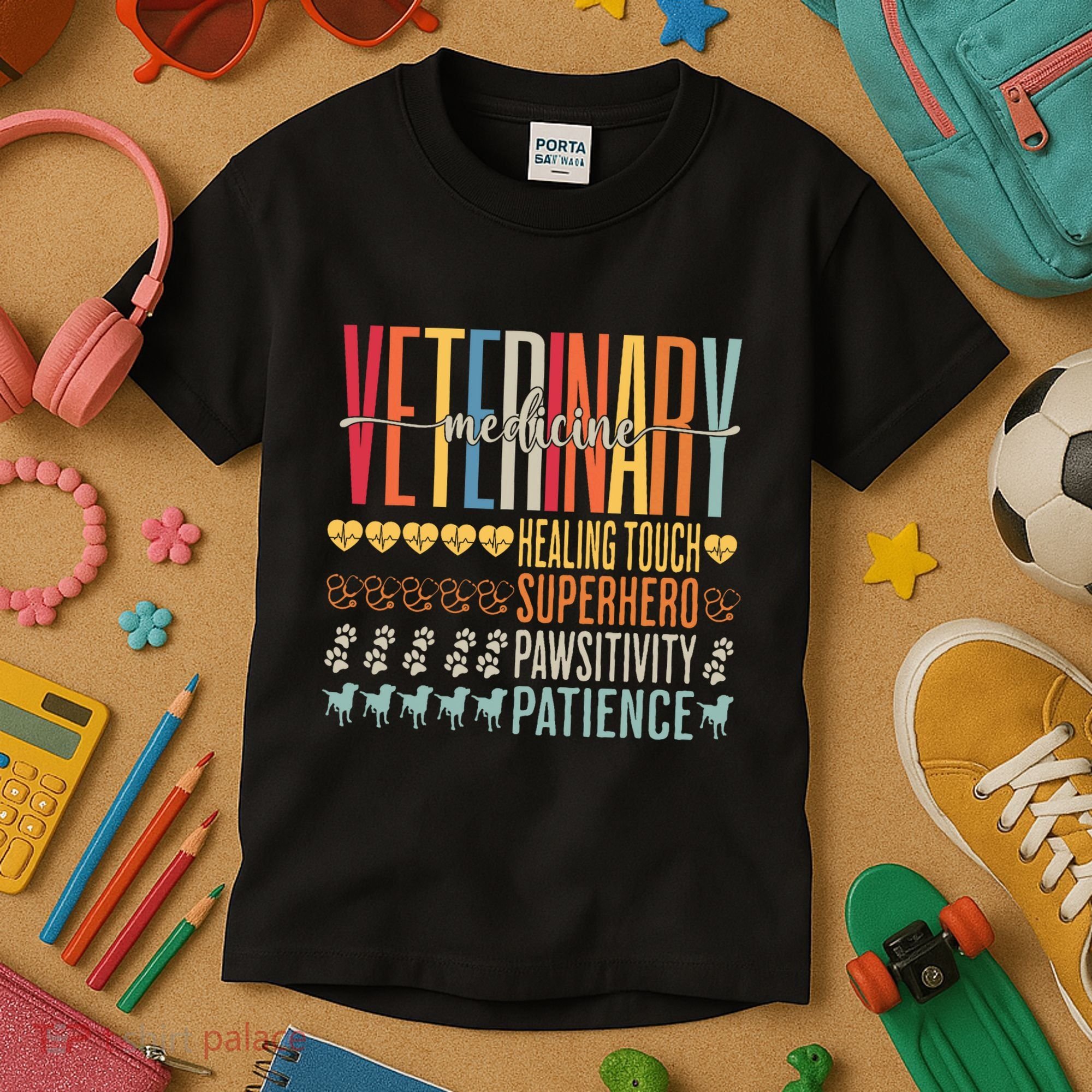 Vet Tech Gifts Veterinary Technician Gifts Appreciation Day Kids T-Shirt