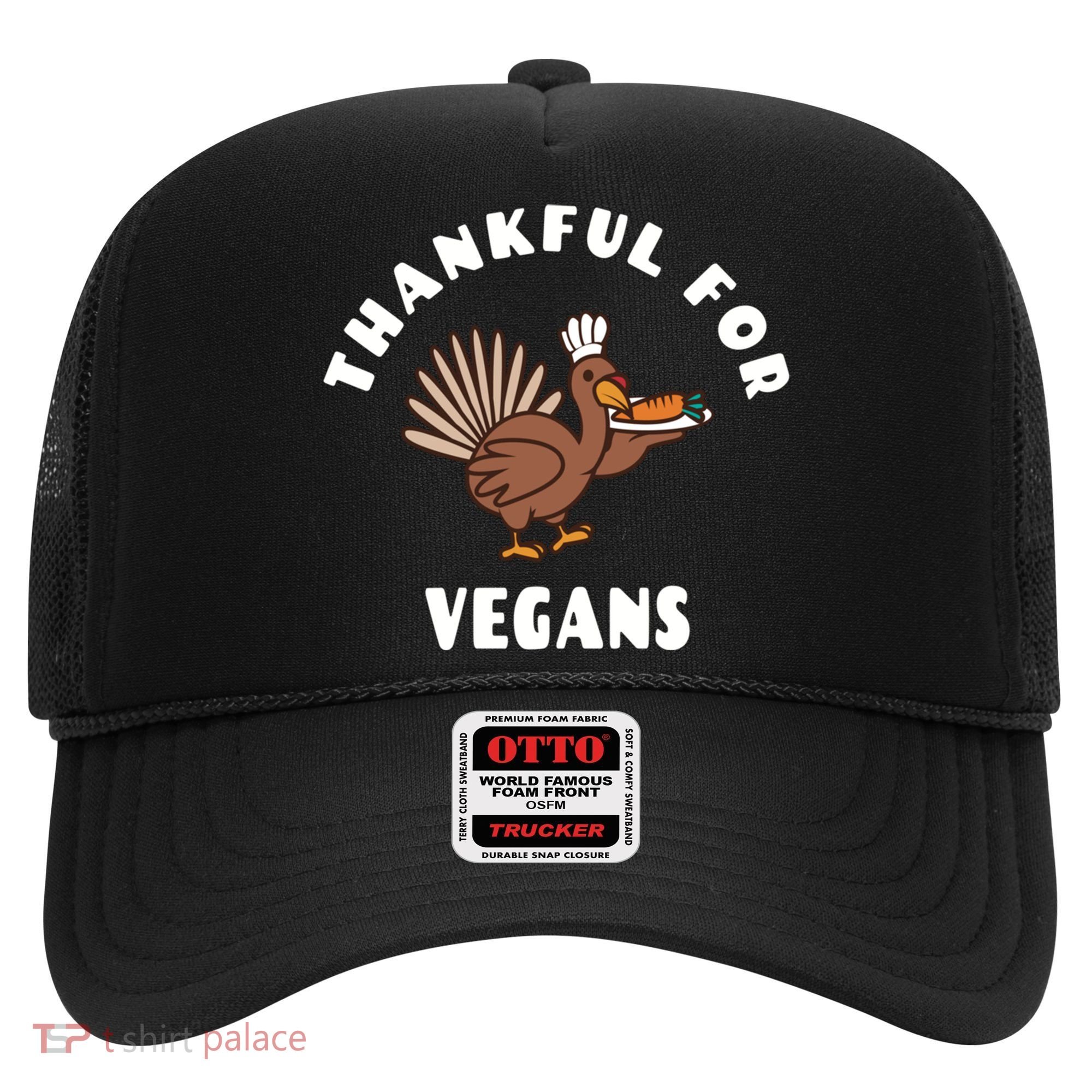 Vegan Thanksgiving Great Gift Turkey Chef Thankful For Vegans Gift Hat