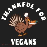 Vegan Thanksgiving Great Gift Turkey Chef Thankful For Vegans Gift Hat thumb 2