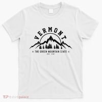 Vermont The Green Mountain State Est. 1791 Vintage Gift T-Shirt thumb 0