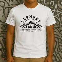 Vermont The Green Mountain State Est. 1791 Vintage Gift T-Shirt thumb 3