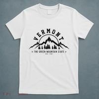 Vermont The Green Mountain State Est. 1791 Vintage Gift T-Shirt thumb 5
