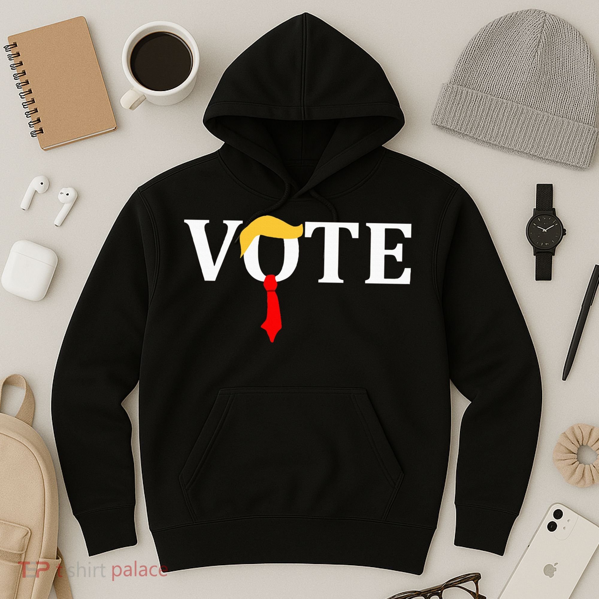 Vote Trump Hair Tie Hoodie