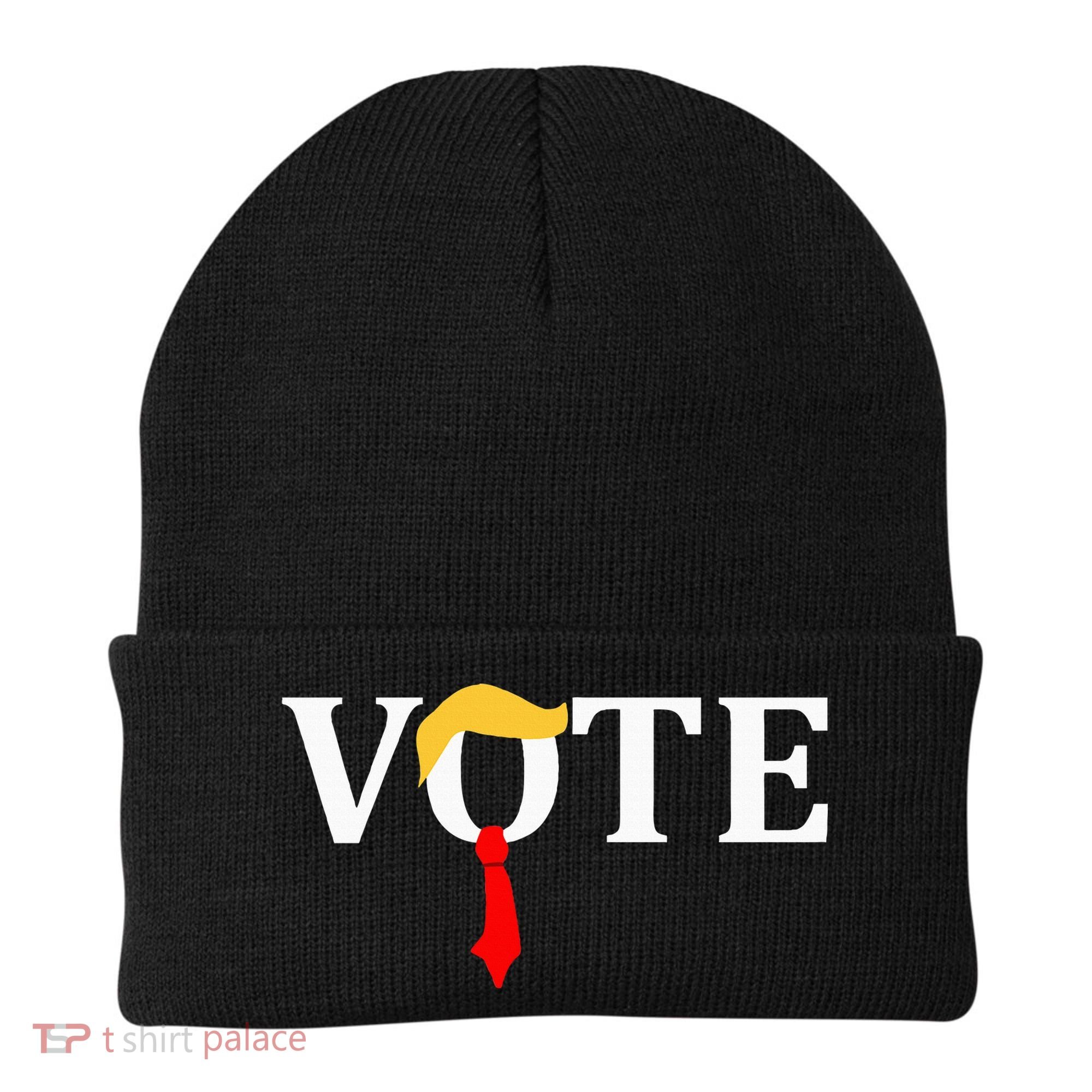 Vote Trump Hair Tie Beanie
