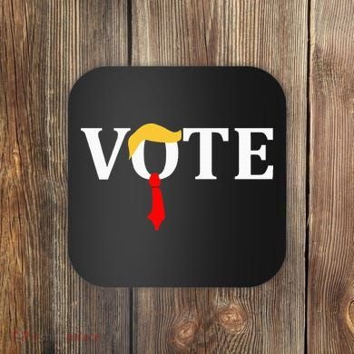 Vote Trump Hair Tie Coaster