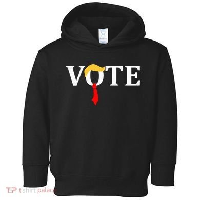 Vote Trump Hair Tie Toddler Hoodie