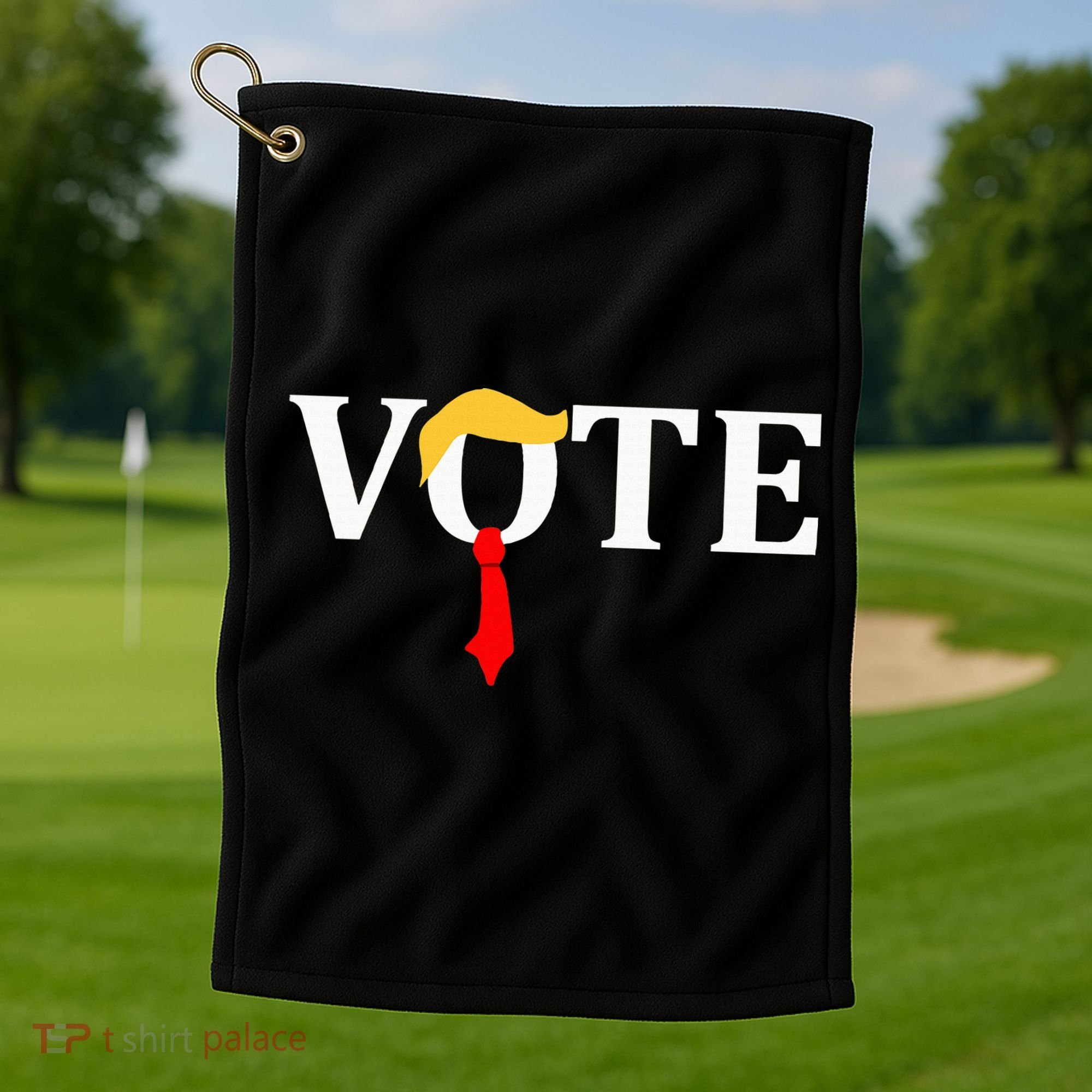 Vote Trump Hair Tie Golf Towel