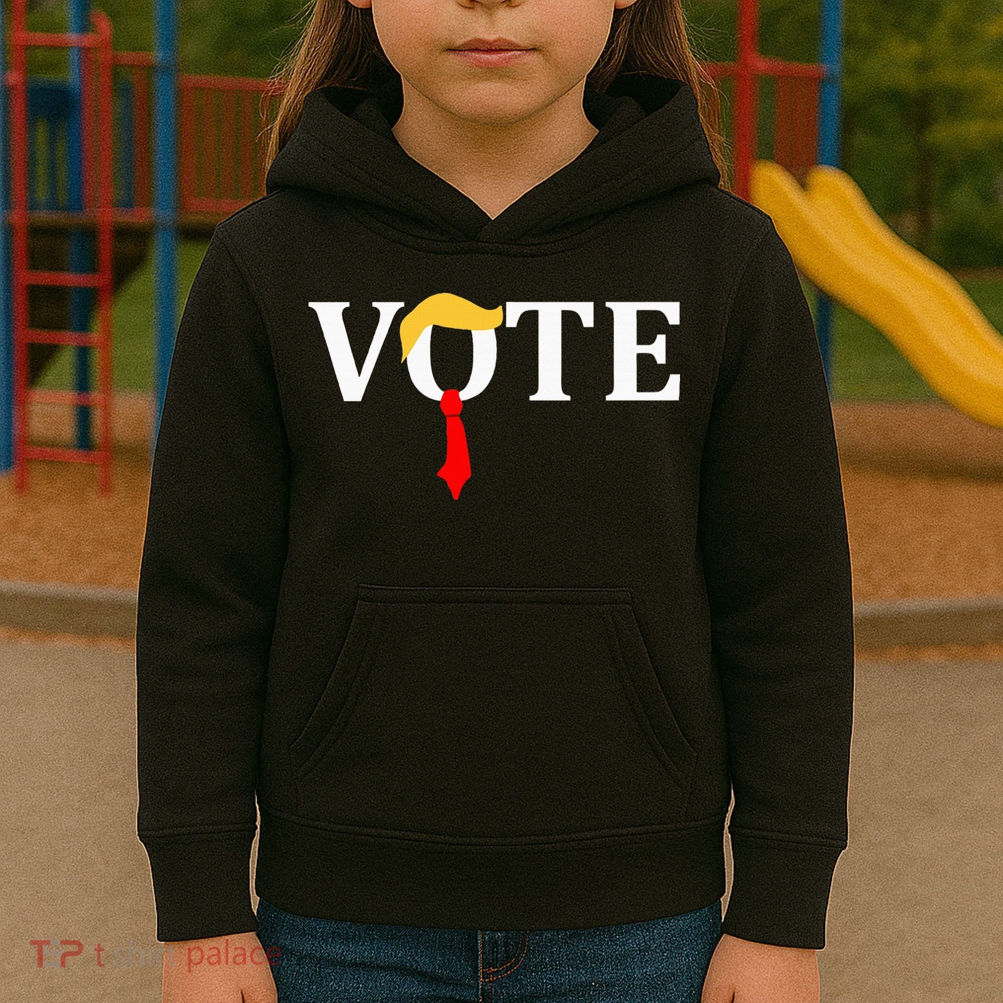 Vote Trump Hair Tie Kids Hoodie