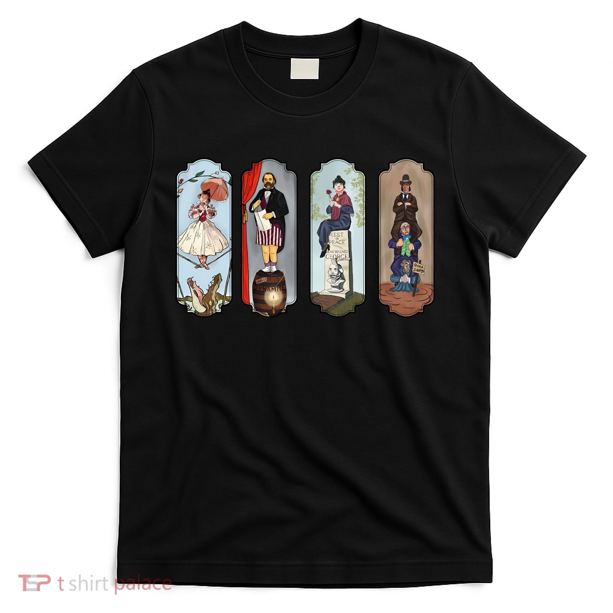 Vintage The Haunted Mansion Halloween For Fan Lover T-Shirt
