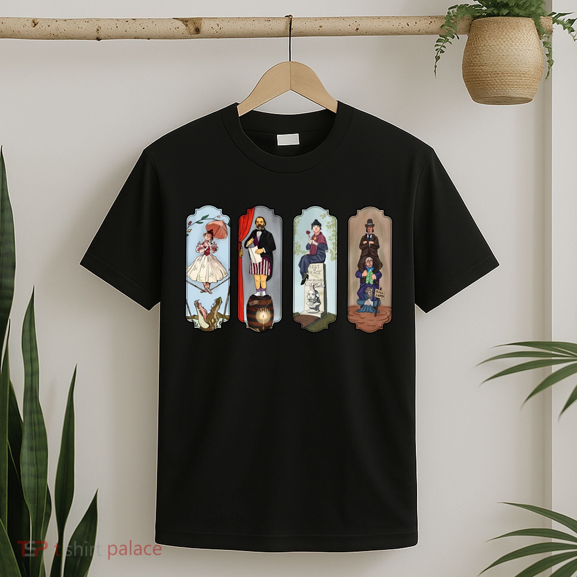 Vintage The Haunted Mansion Halloween For Fan Lover T-Shirt