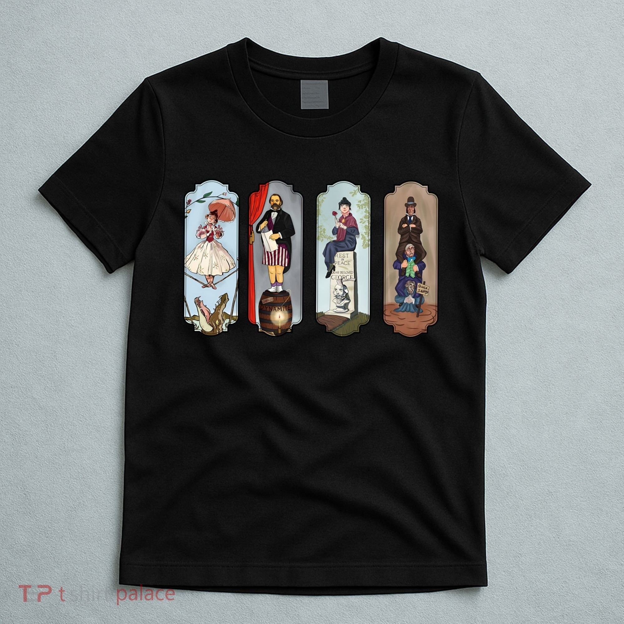 Vintage The Haunted Mansion Halloween For Fan Lover T-Shirt