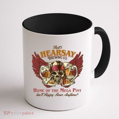Vintage That's Hearsay Brewing Co Pirate Beer Coffee Mug back