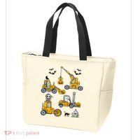 Vehicles Truck Halloween Construction Pumpkin Tote Bag thumb 3