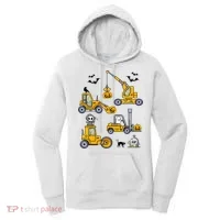 Vehicles Truck Halloween Construction Pumpkin Women's Hoodie thumb 0