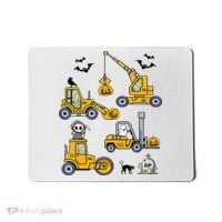 Vehicles Truck Halloween Construction Pumpkin Mousepad thumb 0