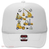 Vehicles Truck Halloween Construction Pumpkin Hat thumb 0