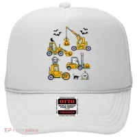 Vehicles Truck Halloween Construction Pumpkin Hat thumb 0