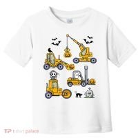 Vehicles Truck Halloween Construction Pumpkin Toddler T-Shirt thumb 0