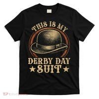 Vintage This Is My Derby Day Suit Funny Horse Racing Derby T-Shirt thumb 0