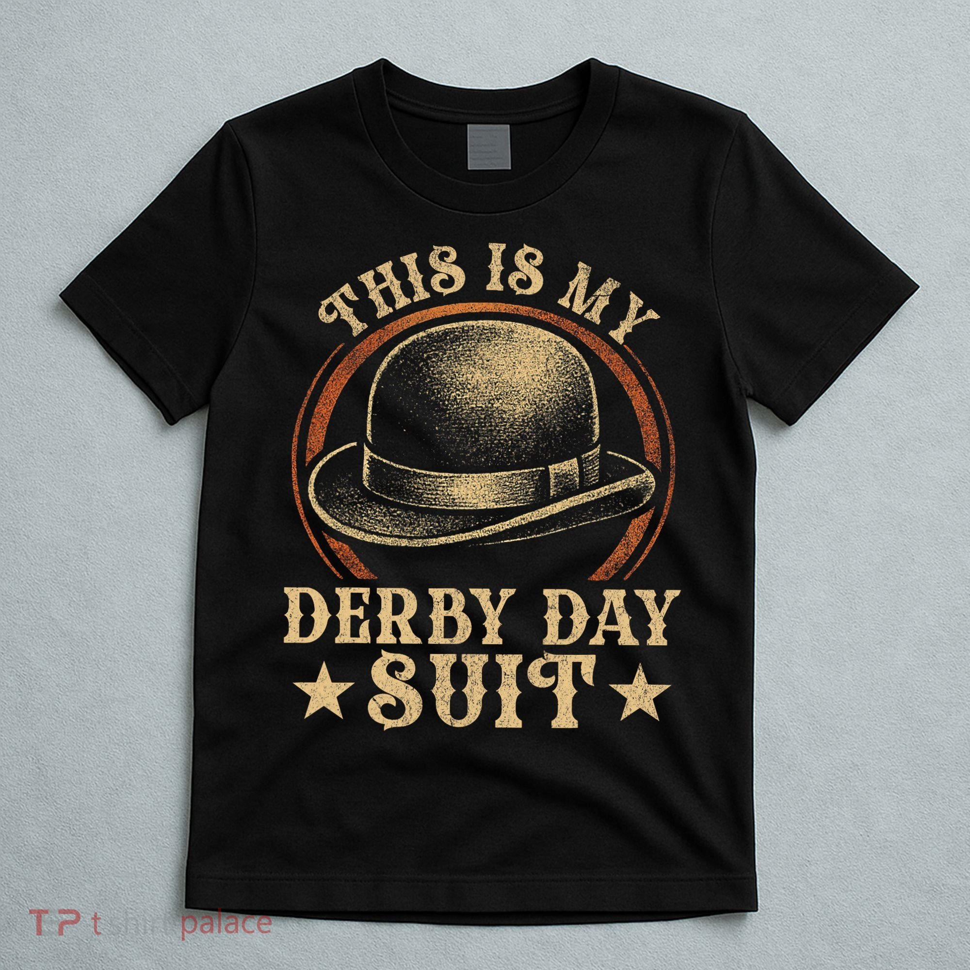 Vintage This Is My Derby Day Suit Funny Horse Racing Derby T-Shirt