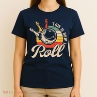 Vintage This Is How I Roll Bowling Players Tee Bowler T-Shirt thumb 4