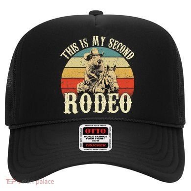 Vintage This Is My Second Rodeo Capybara Cowboy Hat