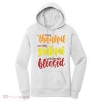 Very Thankful Incredibly Grateful Unbelievably Blessed Women's Hoodie thumb 0