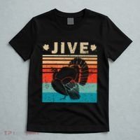 Vintage Turkey Jive Funny Thanksgiving Holiday Gift Family T-Shirt thumb 5