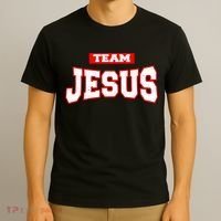 Vintage Team Jesus Funny T-Shirt thumb 3