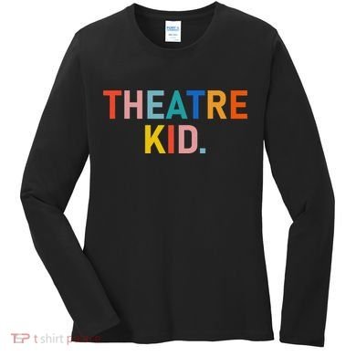 Vintage Theatre Kid Merch Women's Long Sleeve Shirt