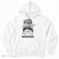 Vet Tech Life Messy Bun Veterinarian Vet Technician Gift Hoodie thumb 0