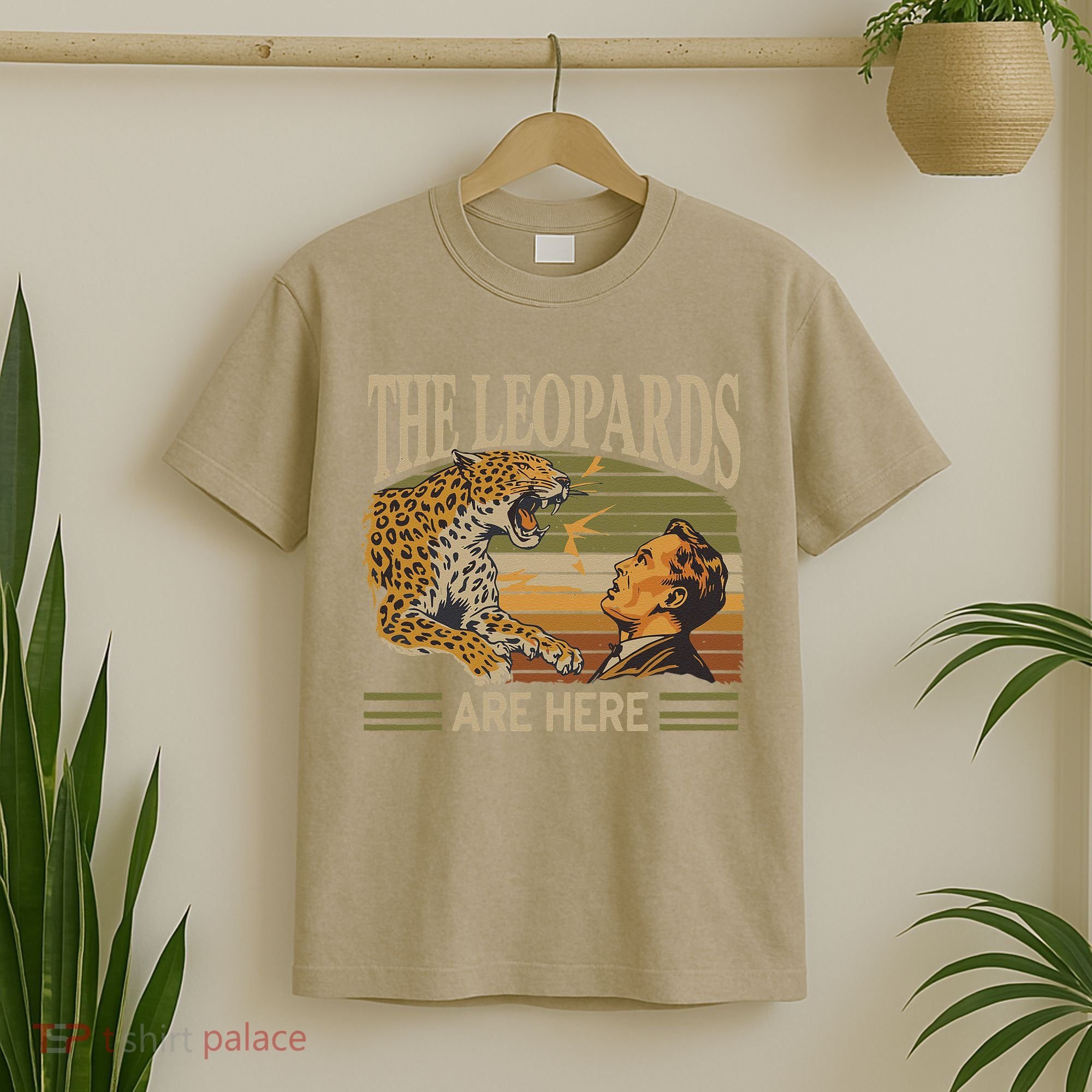 Vintage The Leopards Are Here Meme T-Shirt