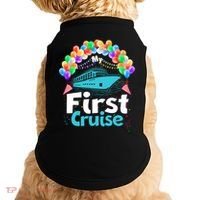 Vacation Time My First Crusie Doggie Tank thumb 0