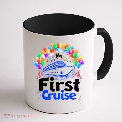 Vacation Time My First Crusie Coffee Mug back