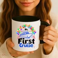 Vacation Time My First Crusie Coffee Mug thumb 3