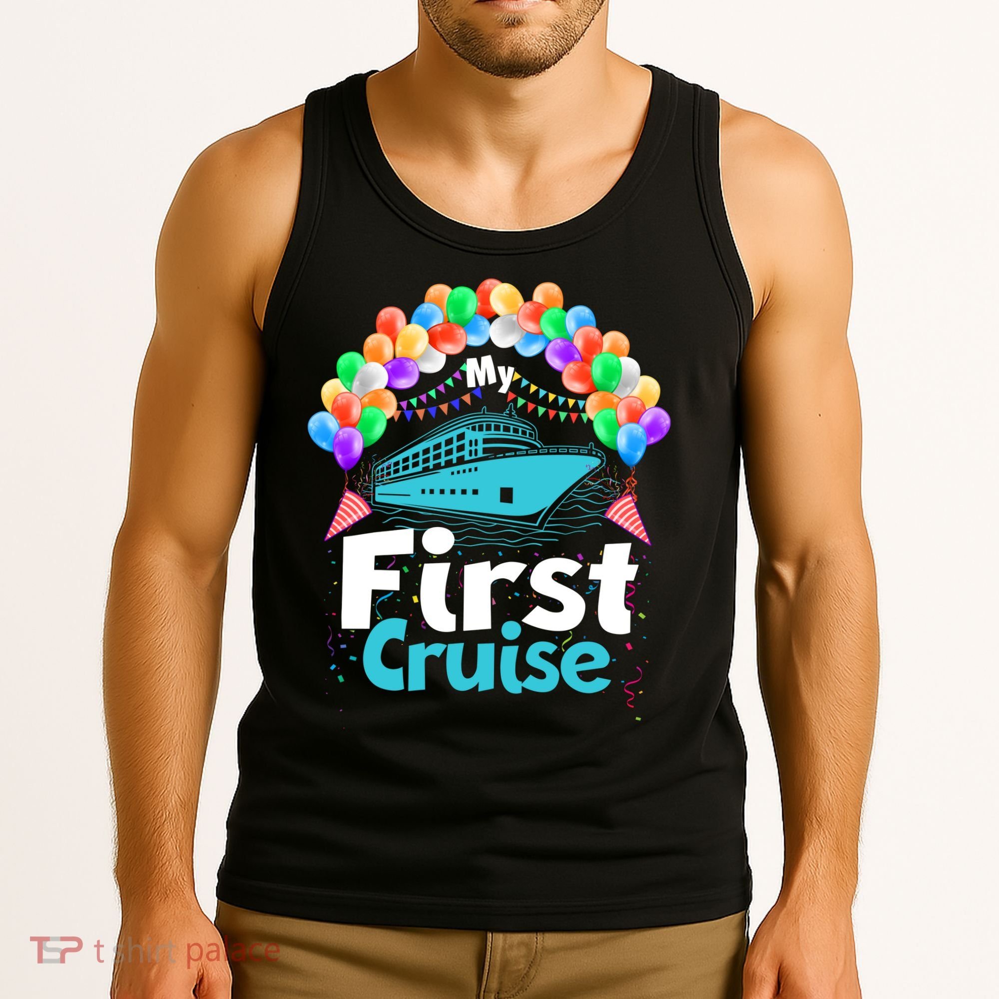 Vacation Time My First Crusie Tank Top