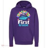 Vacation Time My First Crusie Hoodie thumb 0