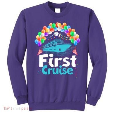 Vacation Time My First Crusie Sweatshirt