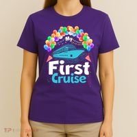 Vacation Time My First Crusie T-Shirt thumb 4