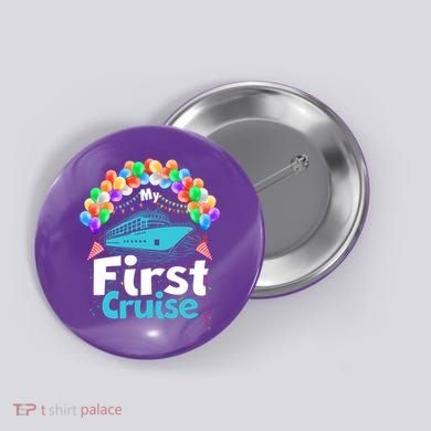 Vacation Time My First Crusie Button