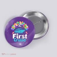 Vacation Time My First Crusie Button thumb 0