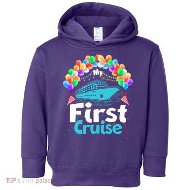 Vacation Time My First Crusie Toddler Hoodie