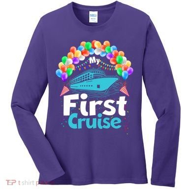 Vacation Time My First Crusie Women's Long Sleeve Shirt
