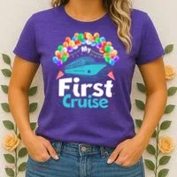 Vacation Time My First Crusie Women's T-Shirt thumb 2